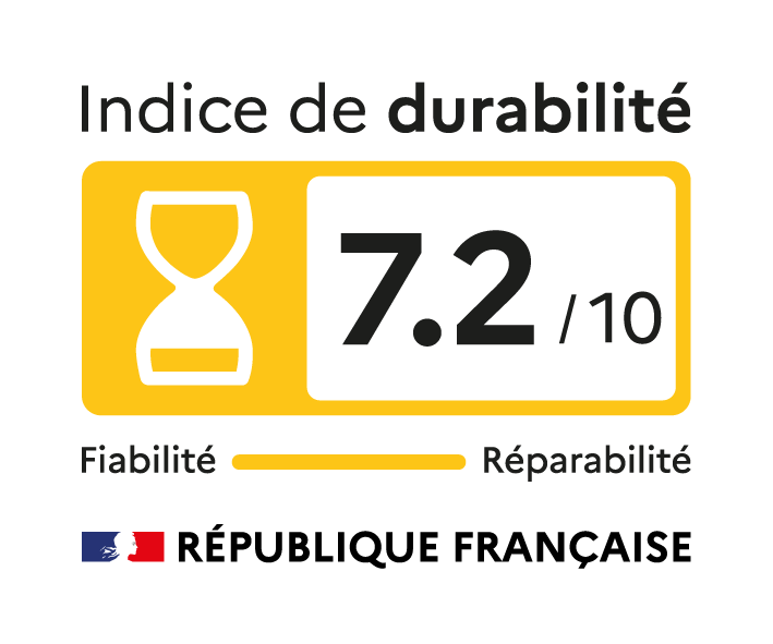 Indice de durabilité : 7.2 / 10